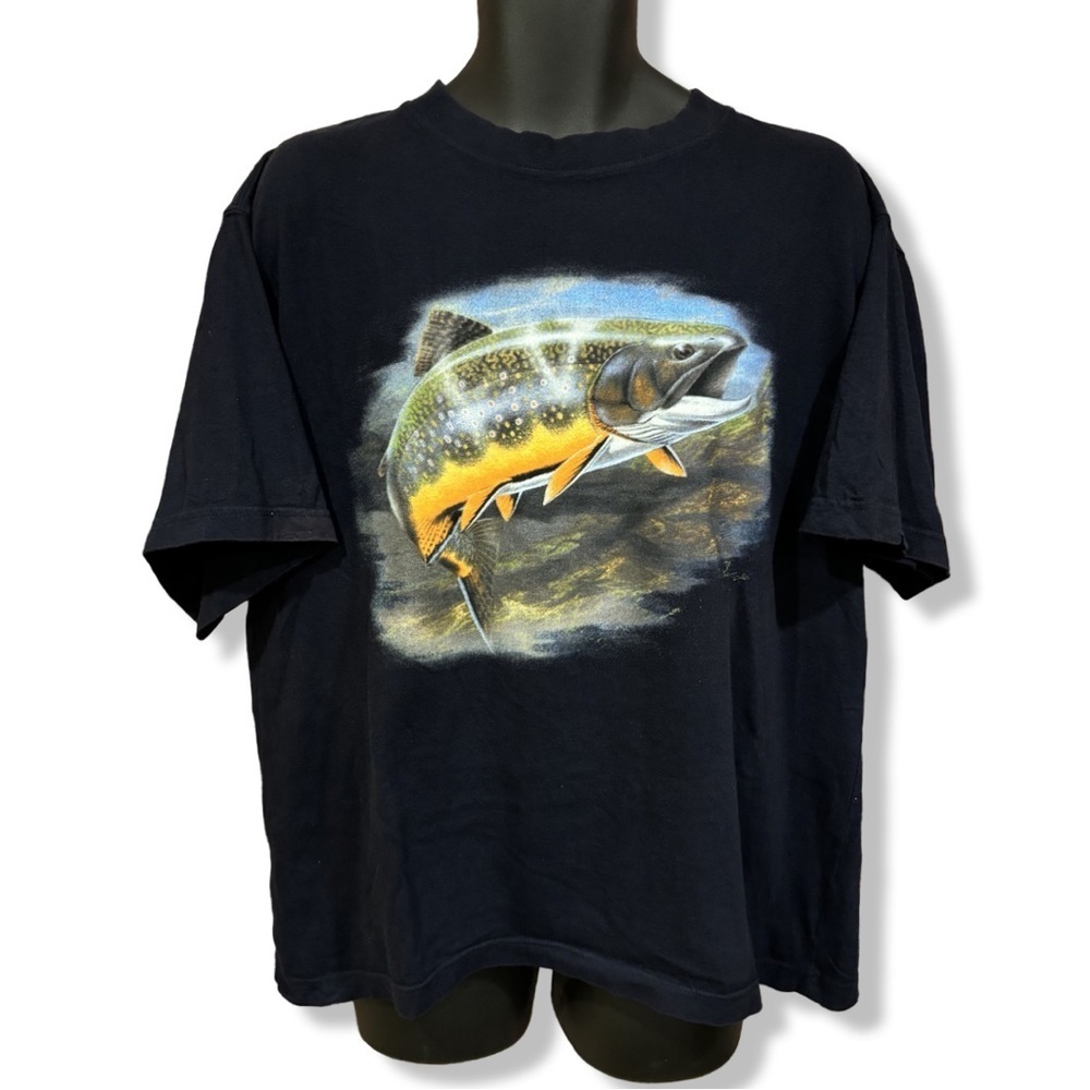 Vintage Fish Graphic T-Shirt